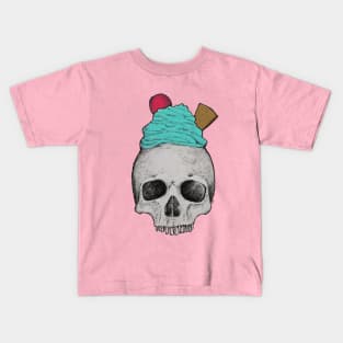 Skull Ice Cream Kids T-Shirt